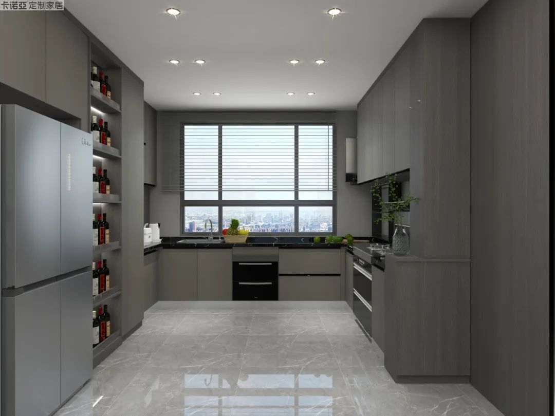 無拉手門板設(shè)計(jì)，使整體立面美觀協(xié)調(diào)