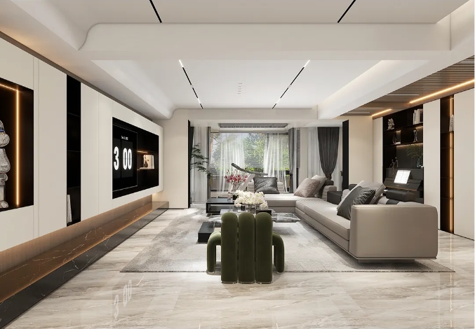 意式極簡丨拒絕過度裝修，173㎡住出大平層的高級舒適感