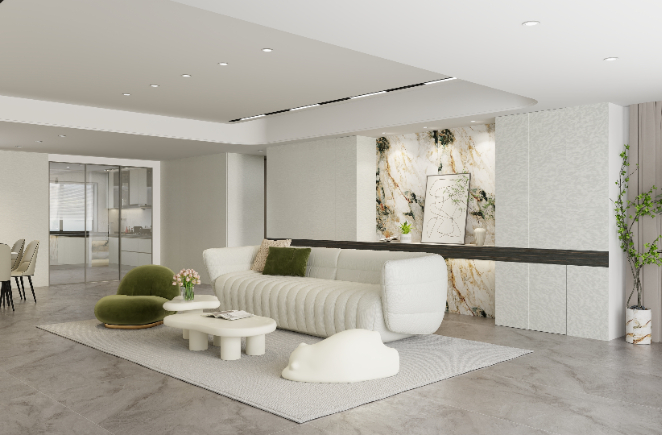 簡奢大宅丨黑白灰+大理石構筑更純粹的高級氣場，重塑精英生活